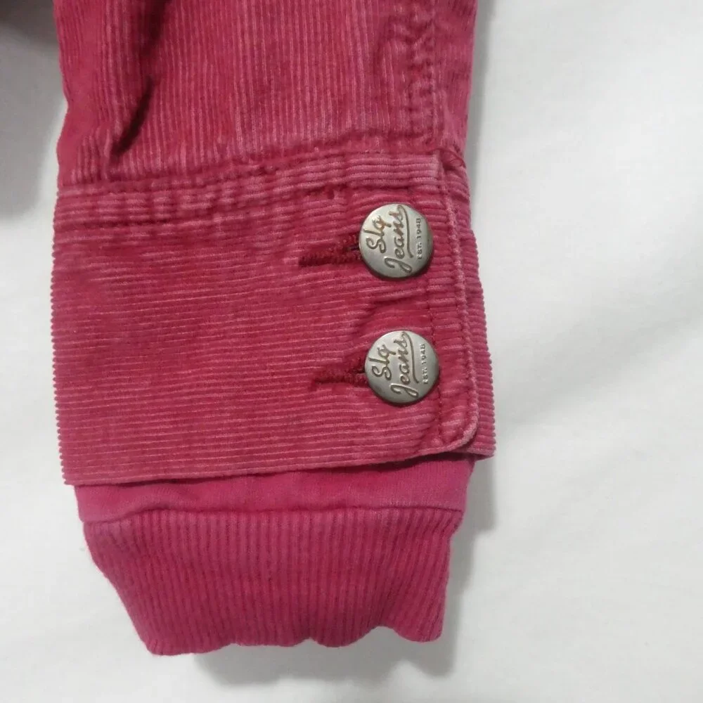 SOLOG - Perfect Royal Upper East Side | size 12 | Pink Corduroy Jacket - Picture 7 of 16